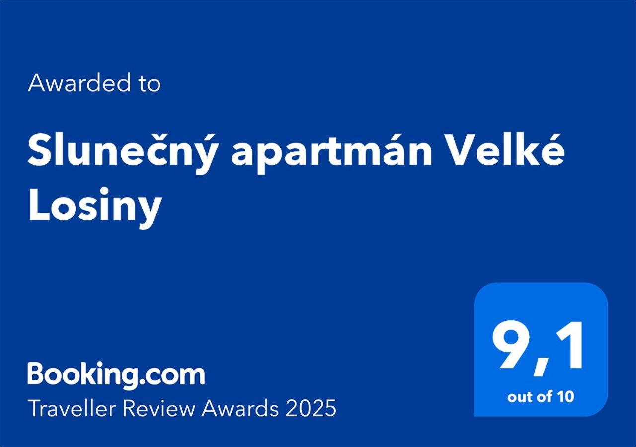 Slunecny Apartman Velké Losiny Eksteriør billede